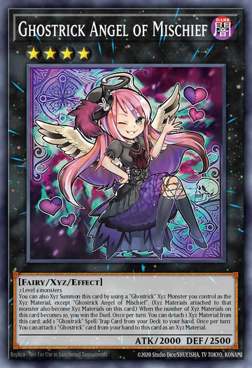 RA01-EN036 - RA01-EN036 - Ghostrick Angel of Mischief - Quarter Century Secret Rare - Effect Xyz Monster - Rarity Collection