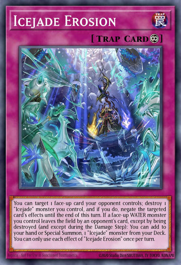 EN036 - MP23-EN036 - Icejade Erosion - Common - Continuous Trap - 25th Anniversary Duelist Heroes Tin