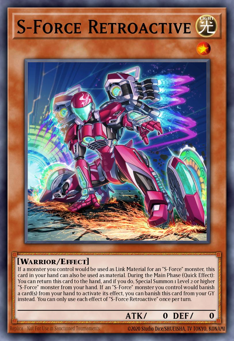 EN013 - MP23-EN013 - S-Force Retroactive - Rare - Effect Monster - 25th Anniversary Duelist Heroes Tin
