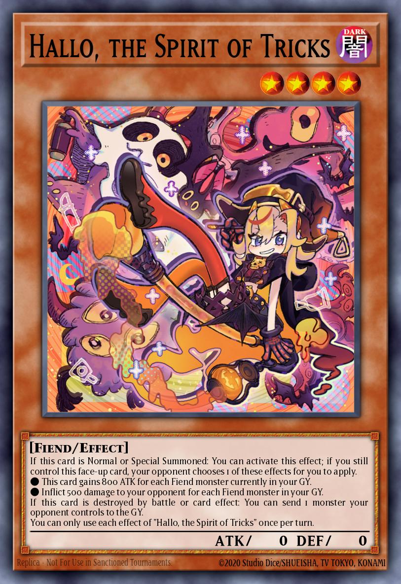 SUDA-EN026 - SUDA-EN026 - Hallo, the Spirit of Tricks - Common - Effect Monster - Supreme Darkness