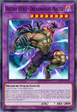 BETB-EN037 - Destiny HERO - Dreadnought Master - Super Rare - Beyond the Brave