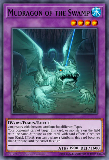 RA01-EN028 - RA01-EN028 - Mudragon of the Swamp - Platinum Secret Rare - Effect Fusion Monster - Rarity Collection