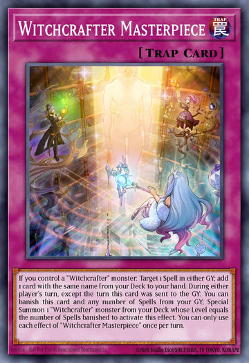 EN026 - INCH-EN026 - Witchcrafter Masterpiece - Super Rare - Normal Trap - 1st-Edition - The Infinity Chasers