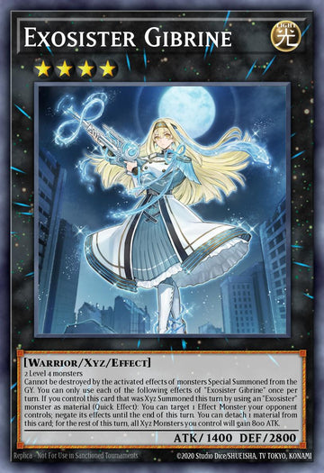 EN258 - MP23-EN258 - Exosister Gibrine - Rare - Effect Xyz Monster - 25th Anniversary Duelist Heroes Tin
