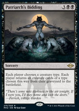 Patriarch's Bidding (V.1)