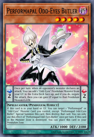 LAVD-ENO13 - Performapal Odd-Eyes Butler - Common - Legendary Arc-V Decks