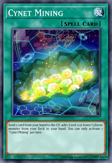 EN051 - DANE-EN051 - Cynet Mining - Secret Rare - Normal Spell - 1st-Edition - Dark Neostorm
