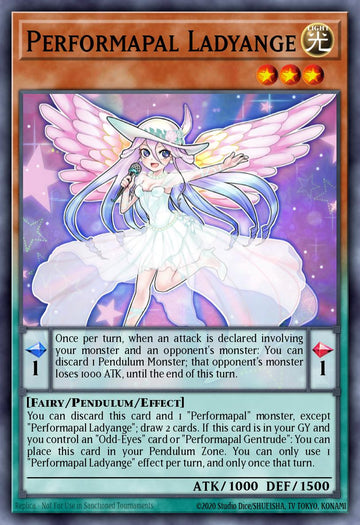 LAVD-ENO16 - Performapal Ladyange - Common - Legendary Arc-V Decks