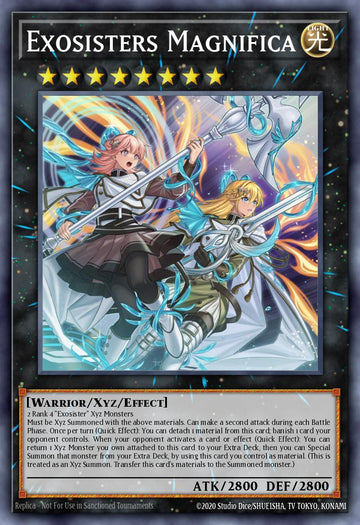 EN046 - DIFO-EN046 - Exosisters Magnifica - Starlight Rare - Effect Xyz Monster - Dimension Force