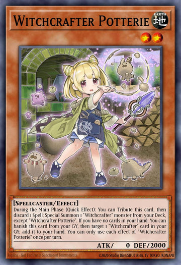 EN014 - INCH-EN014 - Witchcrafter Potterie - Super Rare - Effect Monster - 1st-Edition - The Infinity Chasers