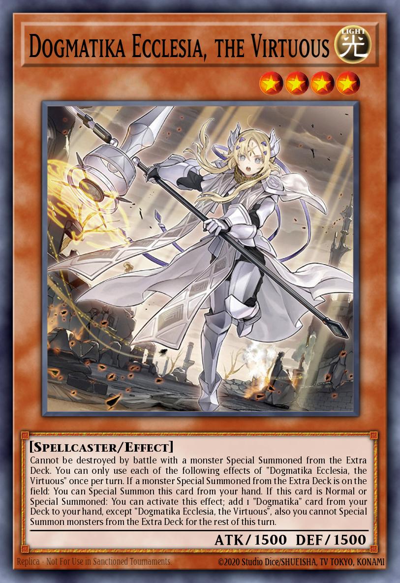 OP18-EN001 - Dogmatika Ecclesia The Virtuous - Ultimate Rare EU PRINT