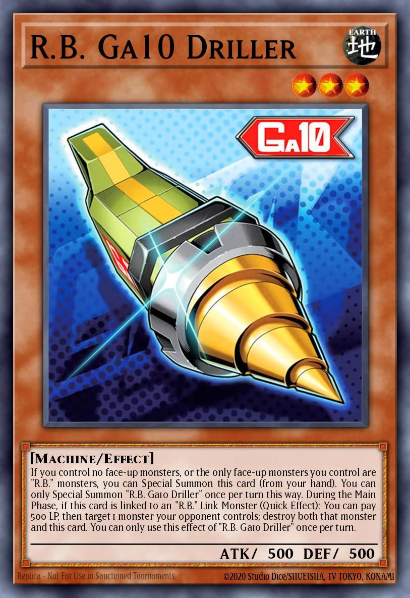 DUAD-EN090 - R.B. Ga10 Driller - Super Rare - Duelist’s Advance