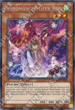 Libromancer Geek Boy (V.1 - Secret Rare)