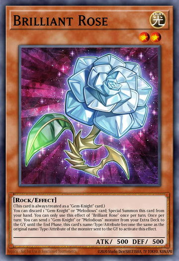 EN124 - MP23-EN124 - Brilliant Rose - Common - Effect Monster - 25th Anniversary Duelist Heroes Tin