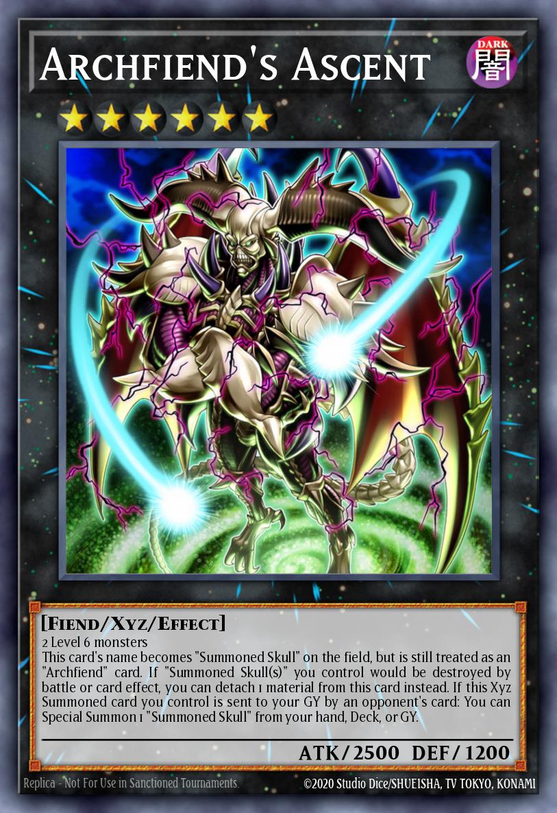 EN033 - FIGA-EN033 - Archfiend's Ascent - Secret Rare - Effect Xyz Monster - 1st Edition - Fists of the Gadgets