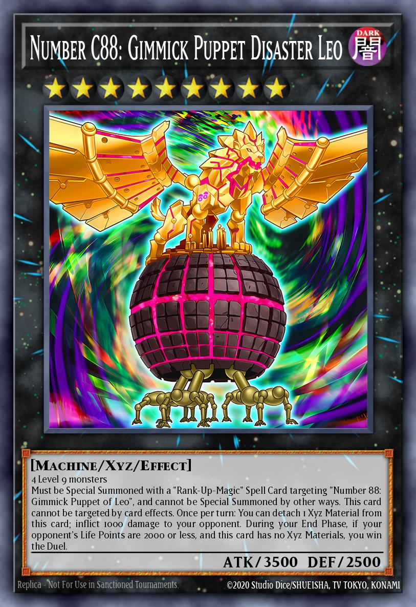 LDS3-EN066 - Number C88: Gimmick Puppet Disaster Leo - Common - Effect Xyz Monster - Legendary Duelists Season 3