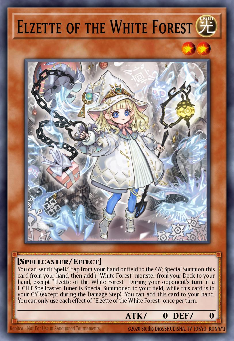 INFO-EN014 - INFO-EN014 - Elzette of the White Forest - Quarter Century Secret Rare - - Infinite Forbidden