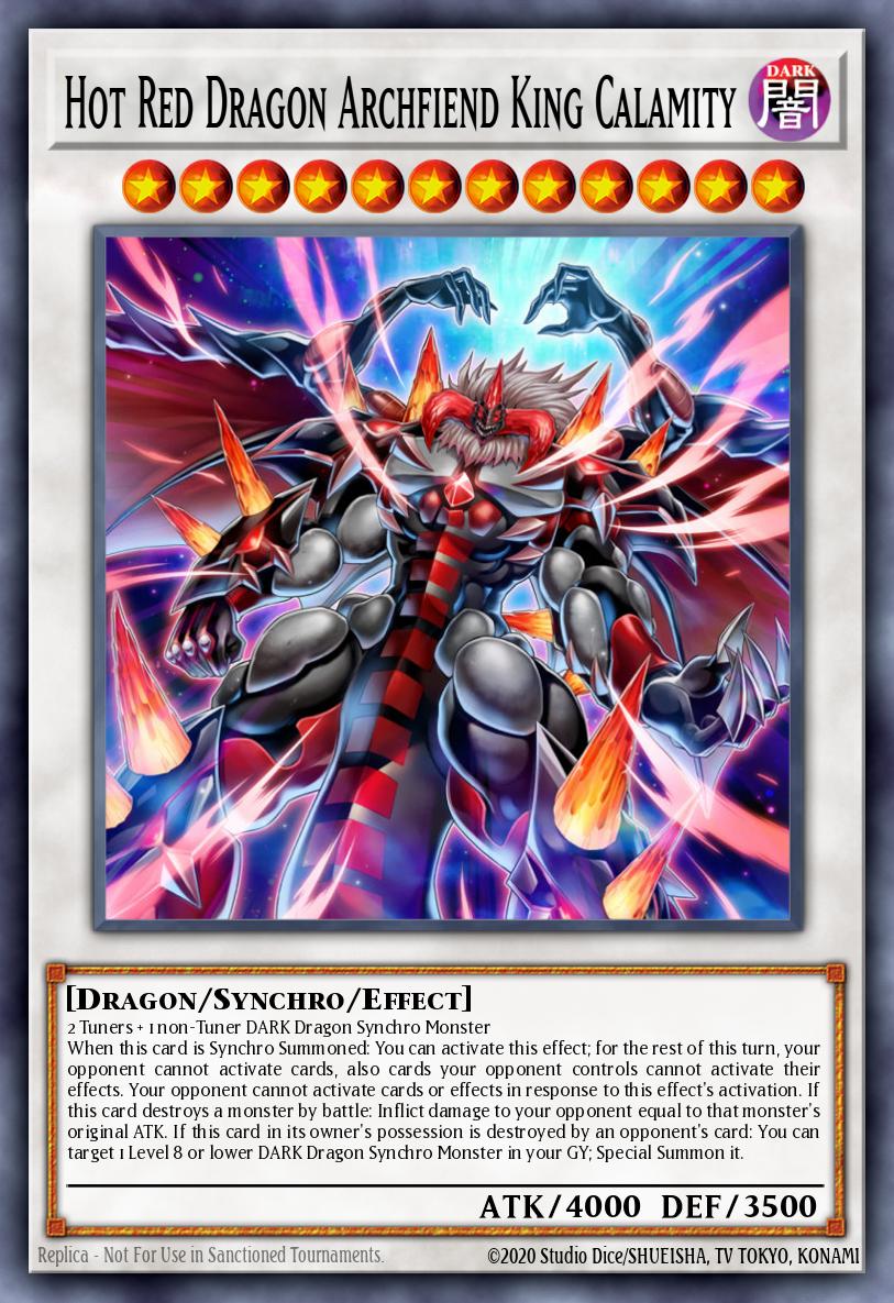 EN059 - DUPO-EN059 - Hot Red Dragon Archfiend King Calamity - Ultra Rare - Effect Synchro Monster - 1st-Edition - Duel Power