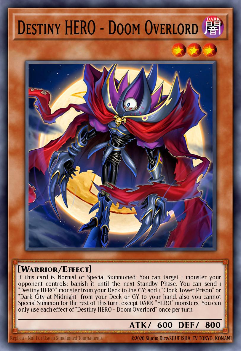 BETB-EN022 - Destiny HERO - Doom Overlord - Ultra Rare - Beyond the Brave