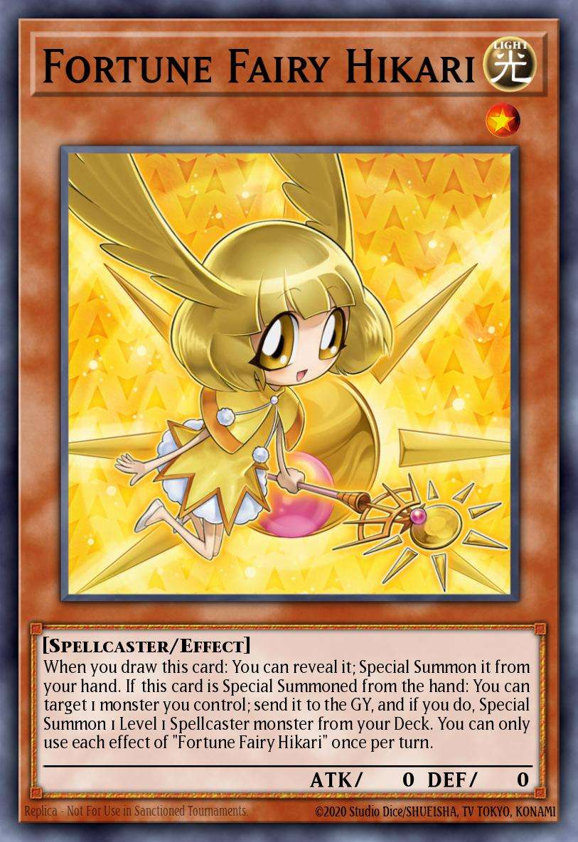 Yugioh BLHR-EN014 - Fortune Fairy Hikari - Secret Rare - Effect Monster - 1st Edition - Battles of Legend Heros Revenge