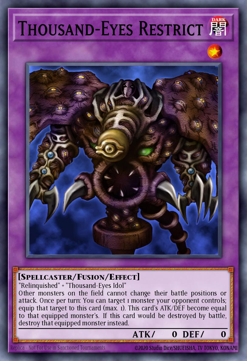 EN050 - LDS1-EN050 - Thousand-Eyes Restrict - Common - Effect Fusion Monster - Legendary Duelists Season 1