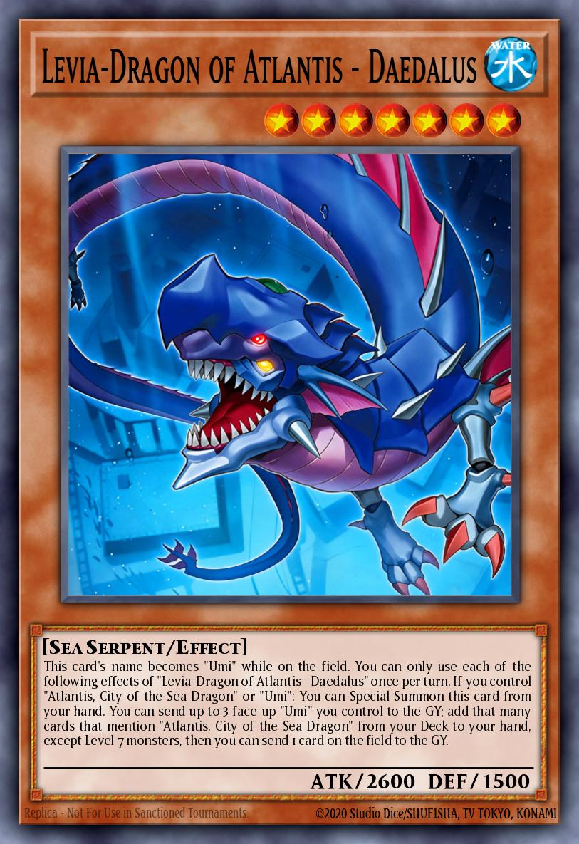 BETB-EN013 - Levia-Dragon of Atlantis - Daedalus - Secret Rare - Beyond the Brave