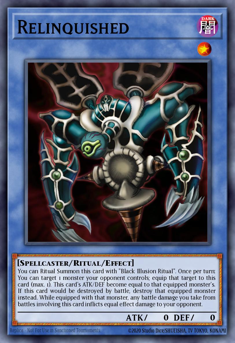 EN010 - STP1-PT010 - Relinquished - Ultra Rare - Ritual Monster - Speed Duel Tournament Pack: 1