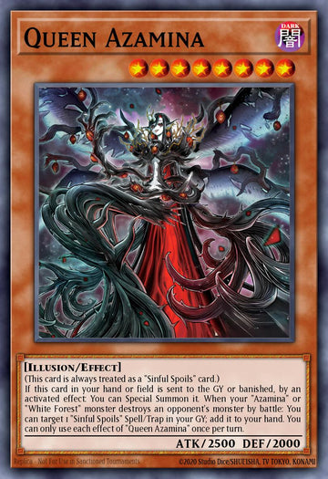 SUDA-EN009 - SUDA-EN009 - Queen Azamina - Ultra Rare - Effect Monster - Supreme Darkness