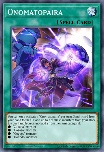 EN043 - LED6-EN043 - Onomatopaira - Common - Normal Spell - Legendary Duelists 6 Magical Hero