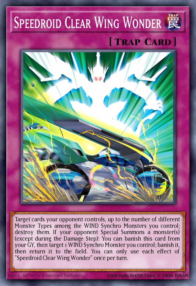 LAVD-ENS23 - Speedroid Clear Wing Wonder - Common - Legendary Arc-V Decks