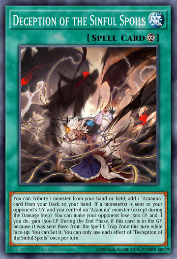 ROTA-EN055 - ROTA-EN055 - Deception of the Sinful Spoils - Quarter Century Secret Rare - - Rage of The Abyss