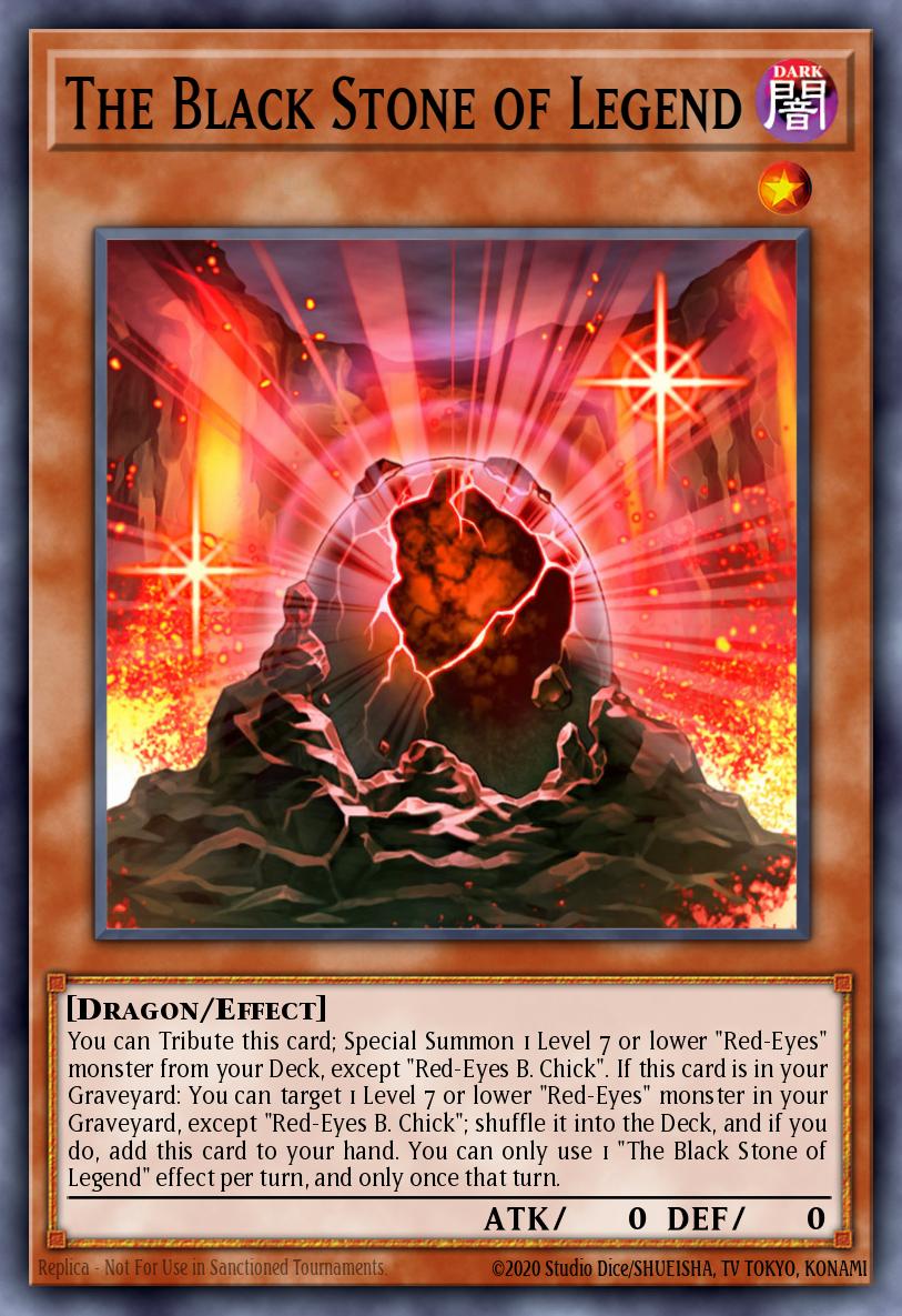 EN007 - LDS1-EN007 - The Black Stone of Legend - Common - Effect Monster - Legendary Duelists Season 1