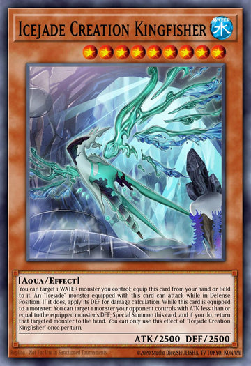 EN008 - MP23-EN008 - Icejade Creation Kingfisher - Common - Effect Monster - 25th Anniversary Duelist Heroes Tin
