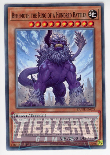 DUNE-EN024 - Behemoth the King of a Hundred Battles - Common - Duelist Nexus