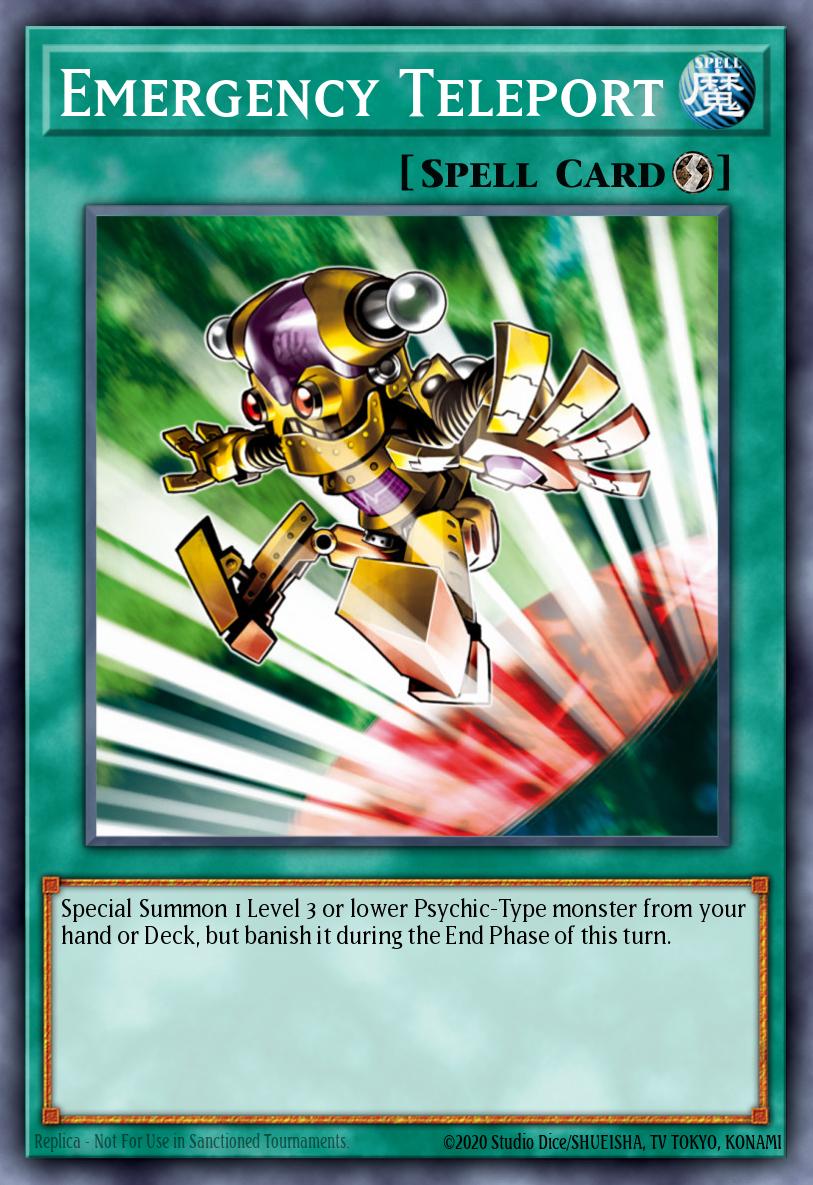 EN053 - RA02-EN053 - Emergency Teleport - Ultimate Rare - - Rarity Collection 2