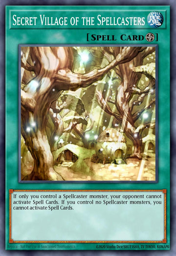 EN043 - INCH-EN043 - Secret Village of the Spellcasters - Super Rare - Field Spell - 1st-Edition - The Infinity Chasers