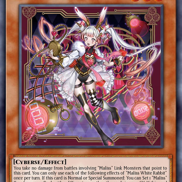 CRBR-EN015 - Maliss P White Rabbit - Collectors Rare - Effect Monster