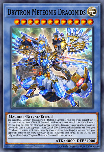 EN029 - GEIM-EN029 - Drytron Meteonis Draconids - Collectors Rare - Effect Ritual Monster - Genesis Impact