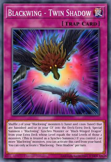 EN207 - MP23-EN207 - Blackwing - Twin Shadow - Common - Normal Trap - 25th Anniversary Duelist Heroes Tin