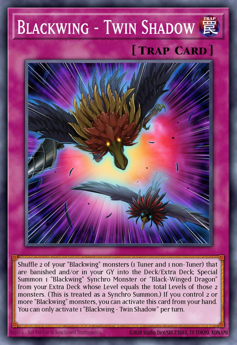 EN207 - MP23-EN207 - Blackwing - Twin Shadow - Common - Normal Trap - 25th Anniversary Duelist Heroes Tin