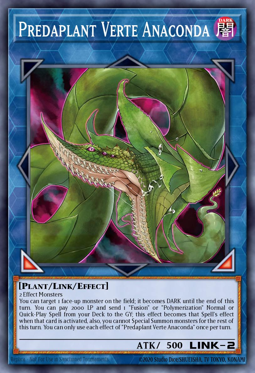 EN021 - DUOV-EN021 - Predaplant Verte Anaconda - Ultra Rare - Effect Link Monster - Duel Overload
