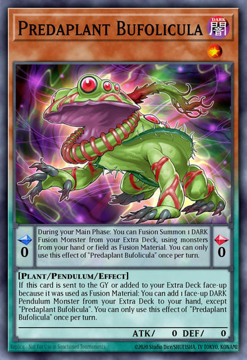 EN070 - MP23-EN070 - Predaplant Bufolicula - Common - Effect Pendulum Monster - 25th Anniversary Duelist Heroes Tin