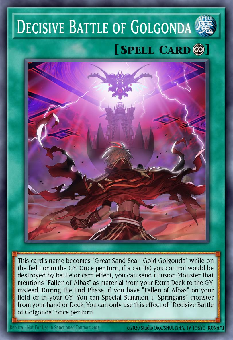 EN197 - MP23-EN197 - Decisive Battle of Golgonda - Common - Continuous Spell - 25th Anniversary Duelist Heroes Tin