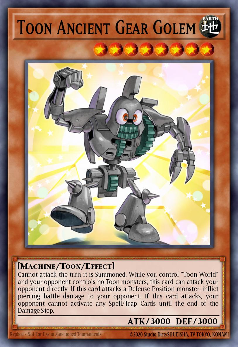 EN063 - LDS1-EN063 - Toon Ancient Gear Golem - Common - Toon monster - Legendary Duelists Season 1