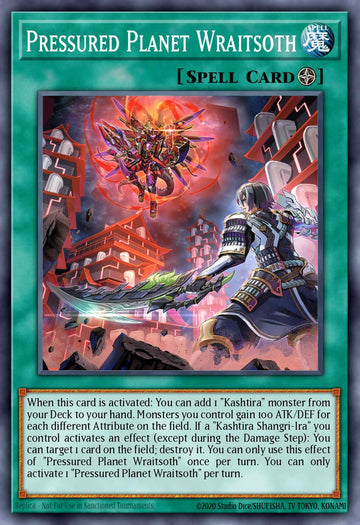 EN073 - RA02-EN073 - Pressured Planet Wraithsoth - Platinum Secret Rare - - Rarity Collection 2
