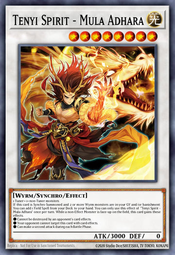 EN042 - SUDA-EN042 - Tenyi Spirit - Mula Adhara - Ultra Rare - Effect Synchro Monster - Supreme Darkness