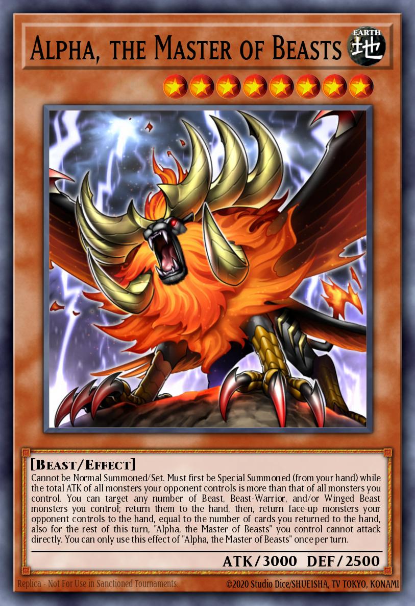 RA01-EN022 - RA01-EN022 - Alpha, the Master of Beasts - Secret Rare - Effect Monster - Rarity Collection