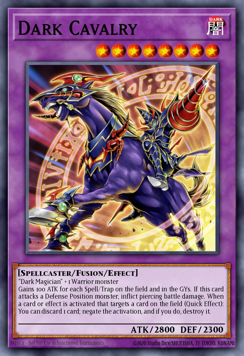 EN002 - DUPO-EN002 - Dark Cavalry - Ultra Rare - Effect Fusion Monster - 1st-Edition - Duel Power