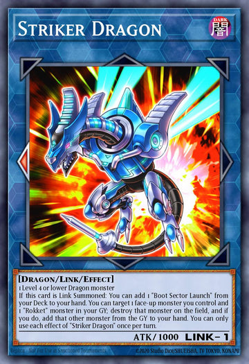 EN098 - CHIM-EN098 - Striker Dragon - Ultra Rare - Effect Link Monster - 1st Edition- Chaos Impact