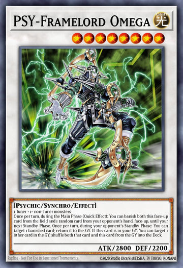 EN028 - RA02-EN028 - PSY-Framelord Omega - Quarter Century Secret Rare - - Rarity Collection 2